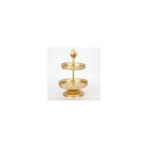 Eurolamp Dekorační podnos pr. 25,5 cm zlatá