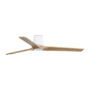 FARO Barcelona FARO 33838WT - Stropní látor HEYWOOD TUB L borovice/bílá pr. 132 cm WT + DO