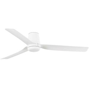 FARO Barcelona FARO 33828WT-Stropní látor PUNT TUB M bílá pr. 132 cm WT + dálkové ovládání
