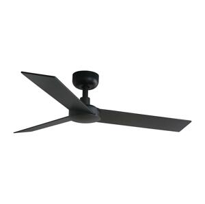 FARO Barcelona FARO 34296WT-Stropní látor RUDDER S černá pr. 106 cm WT + dálkové ovládání