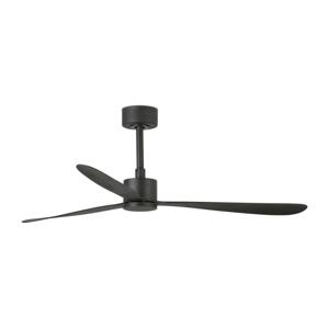 FARO Barcelona FARO 33761WT - Stropní látor AMELIA L černá pr.132 cm WT + dálkové ovládání