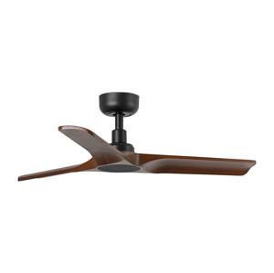 FARO Barcelona FARO 33806WT - Stropní látor HEYWOOD S dřevo/černá pr. 90 cm WT + DO