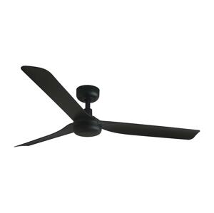 FARO Barcelona FARO 33815WT - Stropní látor PUNT M černá pr. 132 cm WT + dálkové ovládání